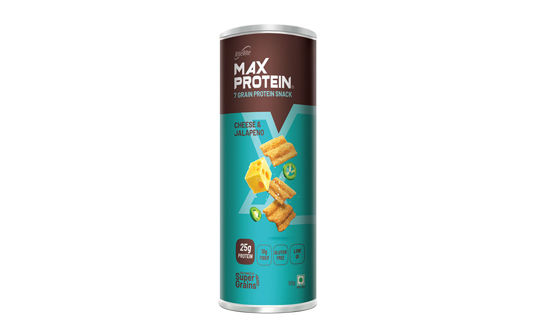 Ritebite Max Protein 7 Grain Protein Snack Cheese & Jalapeno   Jar  150 grams